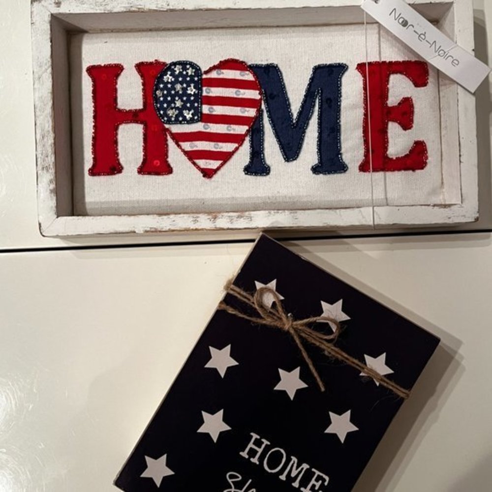 Patriotic Home‎ Decor (Set of 2) / new) - Picture 3 of 14